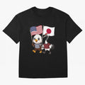 The American eagle and its friend, the Japanese crane Classic T-Shirt Bring Champion Energy into Global Football Passion for FIFA World Cup 2026 USA Canada Mexico, with Neymar, Haaland and Cristiano Ronaldo, England and Germany, Stadium Chants,