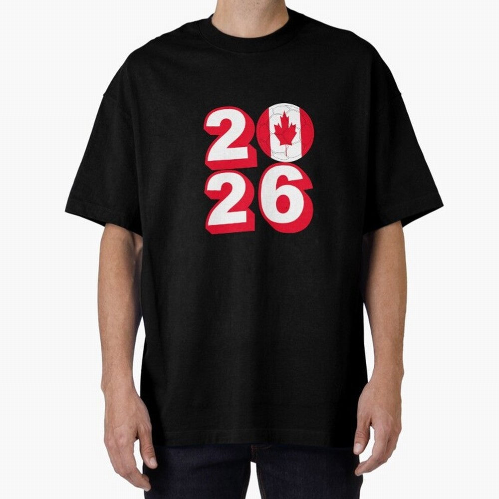Canada 2026 Soccer Ball Graphic Design Classic T-Shirt Share the FIFA World Cup 2026 USA Canada Mexico Journey through CR7 and Messi Highlights, Portugal, Spain and Germany Pride, Stadium Memories, Football Loyalty, International Chants and