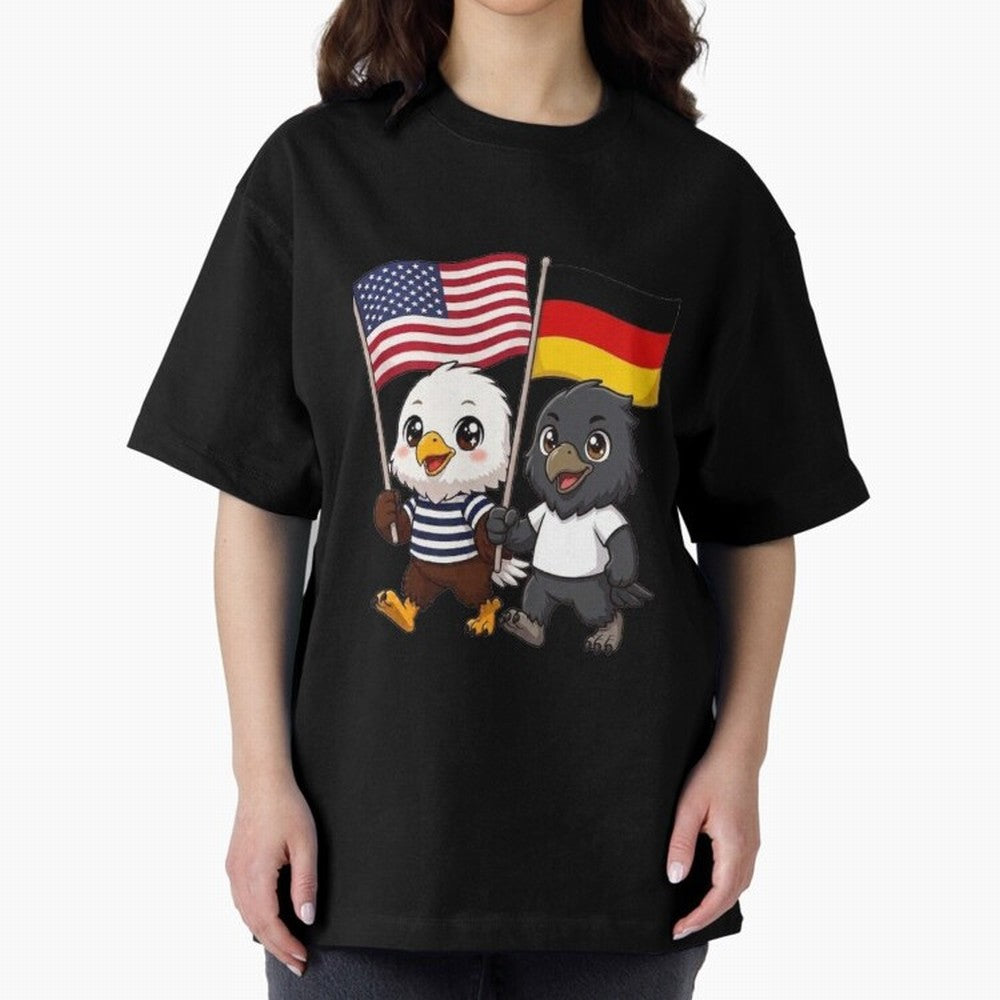 The American eagle and its friend the German eagle Classic T-Shirt Show Fan Pride Across the FIFA World Cup 2026 Group Stage Journey through Haaland Highlights, Germany Pride, Worldwide Fan Energy, Dramatic Goals, Stadium Lights and Championship