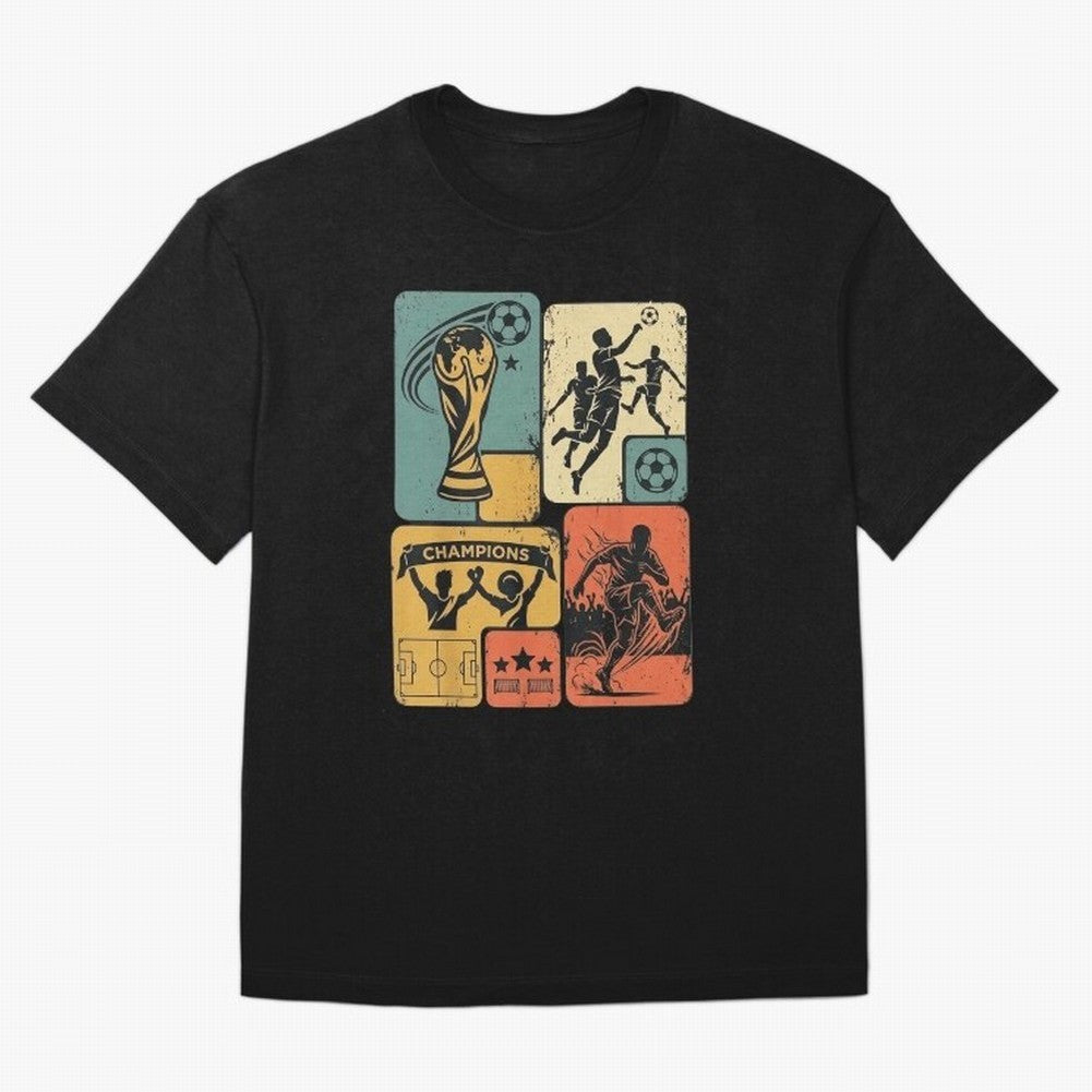 Retro World Cup 2026 Soccer Champion - Vintage Aesthetic Classic Football Shirt Design for Fans and Gift Classic T-Shirt Show Match Day Excitement for FIFA World Cup 2026 USA Canada Mexico Spirit, Centered on Netherlands, Haaland, Stadium Memories,