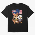 the Australian kangaroo and its friend the American eagle Classic T-Shirt Celebrate the Road through FIFA World Cup 2026 Group Stage Spirit, Made for England and Germany, Messi, Soccer Culture, Superstar Moments, National Team Dreams and