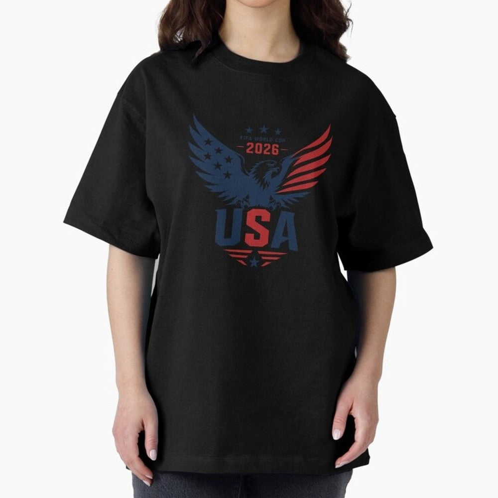 FIFA World Cup 2026 USA Eagle ¨C Patriotic Soccer Art Classic T-Shirt Build FIFA World Cup 2026 USA Canada Mexico for Fans of Neymar and Netherlands, Bringing Worldwide Fan Energy, Dramatic Goals, Stadium Lights and Championship Celebrations;