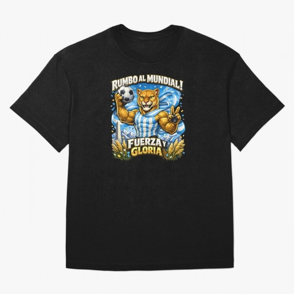 Argentina Puma World Cup Fan Art Classic T-Shirt Make Every Kick Count in FIFA World Cup 2026 Group Stage for Fans of Messi and Cristiano Ronaldo and Argentina, France and Brazil, Bringing Supporter Pride, Iconic Celebrations, Legendary Names and