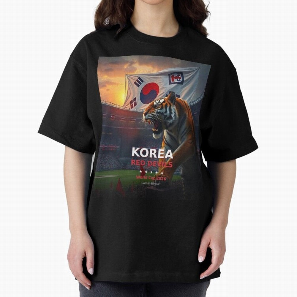 Korea Red Devils - World Cup 2026 Soccer Fan Tee Classic T-Shirt Bring Retro Soccer Energy to FIFA World Cup 2026 Group Stage Spirit, Capturing England, Neymar, Classic Soccer Heritage, Championship Pressure, Fan Loyalty and International Pride;