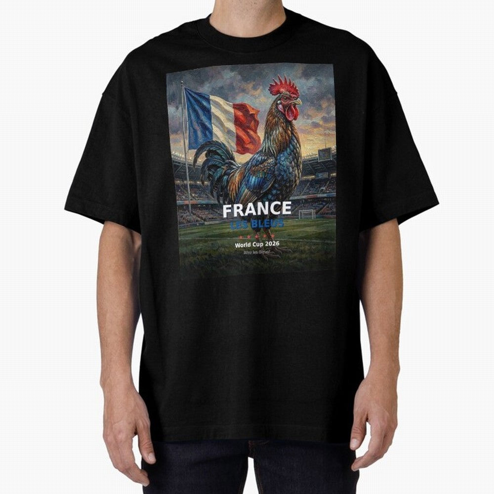 France Les Bleus - World Cup 2026 Soccer Fan Tee Classic T-Shirt Bring Champion Energy into Global Football Passion for FIFA World Cup 2026 Group Stage, with Haaland and Mbappe, Portugal, Spain and Germany, Goal Celebration Energy, Supporter