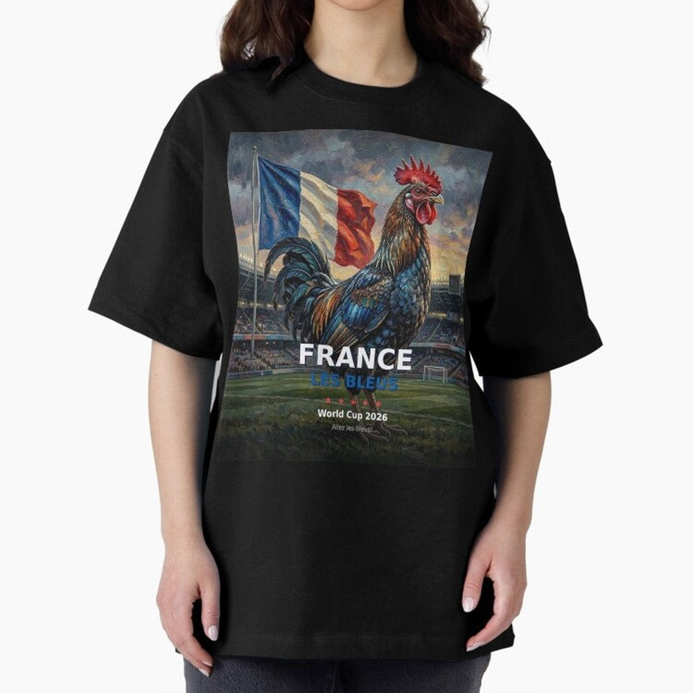 France Les Bleus - World Cup 2026 Soccer Fan Tee Classic T-Shirt Bring Champion Energy into Global Football Passion for FIFA World Cup 2026 Group Stage, with Haaland and Mbappe, Portugal, Spain and Germany, Goal Celebration Energy, Supporter