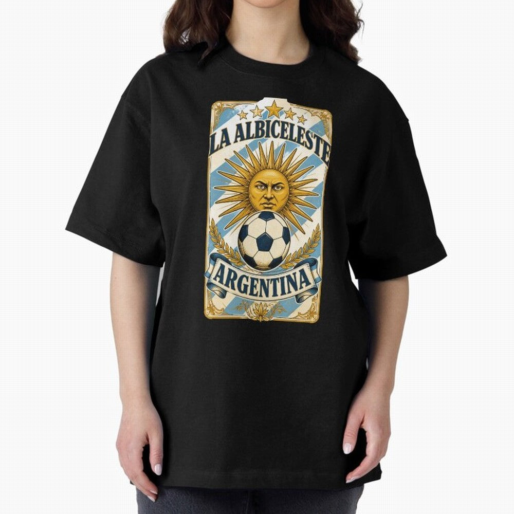 Argentina Soccer Sun - La Albiceleste Vintage Champions Football Fan T-Shirt Classic T-Shirt Honor Match Day Hype around FIFA World Cup 2026 USA Canada Mexico, CR7, France, Retro Football Energy, Iconic Rivalries, Trophy Chase Drama and Stadium