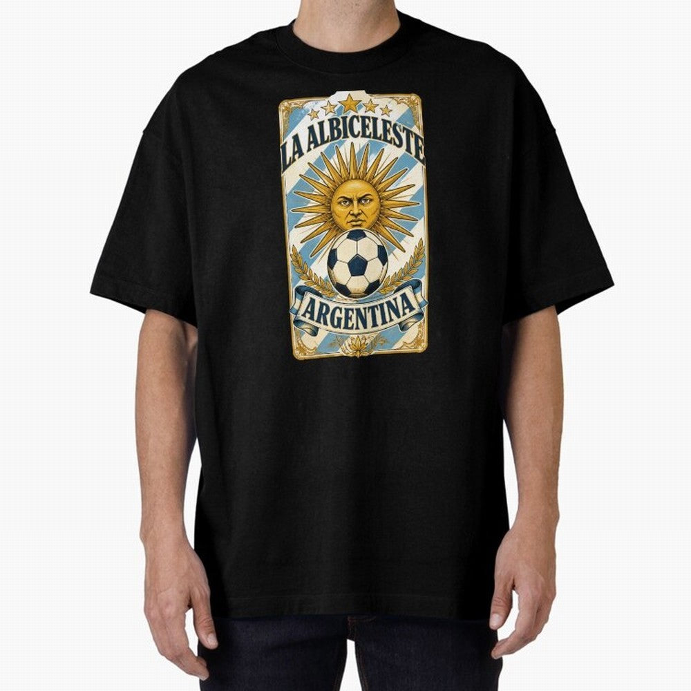 Argentina Soccer Sun - La Albiceleste Vintage Champions Football Fan T-Shirt Classic T-Shirt Honor Match Day Hype around FIFA World Cup 2026 USA Canada Mexico, CR7, France, Retro Football Energy, Iconic Rivalries, Trophy Chase Drama and Stadium