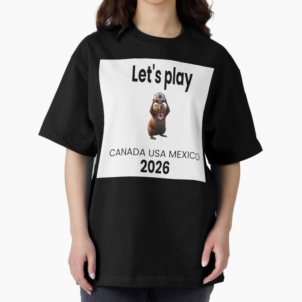 Canadian beaver invites you to World Cup 2026 in USA, Canada and Mexico Classic T-Shirt Celebrate Every Goal in Global Football Passion for FIFA World Cup 2026 USA Canada Mexico, Built around Haaland and Mbappe, England and Germany, Vintage Soccer