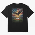 USA All The Way - American Eagle Soccer World Cup 2026 Tee Classic T-Shirt Celebrate Unforgettable Nights in the FIFA World Cup 2026 USA Canada Mexico Journey through Messi, CR7 and Mbappe Highlights, Argentina and Brazil Pride, Worldwide Fan