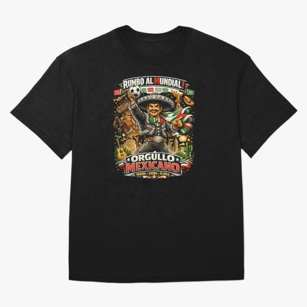 Mexico World Cup 2026 Mariachi Fan Art Classic T-Shirt Make Your Look Match the FIFA World Cup 2026 USA Canada Mexico Journey through Messi and Cristiano Ronaldo Highlights, England and Germany Pride, Championship Spirit, Famous Goals, Roaring