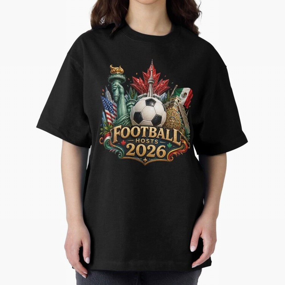 Road to 2026 USA Mexico Canada Soccer Design Classic T-Shirt Fuel Your Fan Pride for FIFA World Cup 2026 Group Stage for Fans of Neymar, Haaland and Cristiano Ronaldo and Argentina, France and Brazil, Bringing Match Day Excitement, Supporter