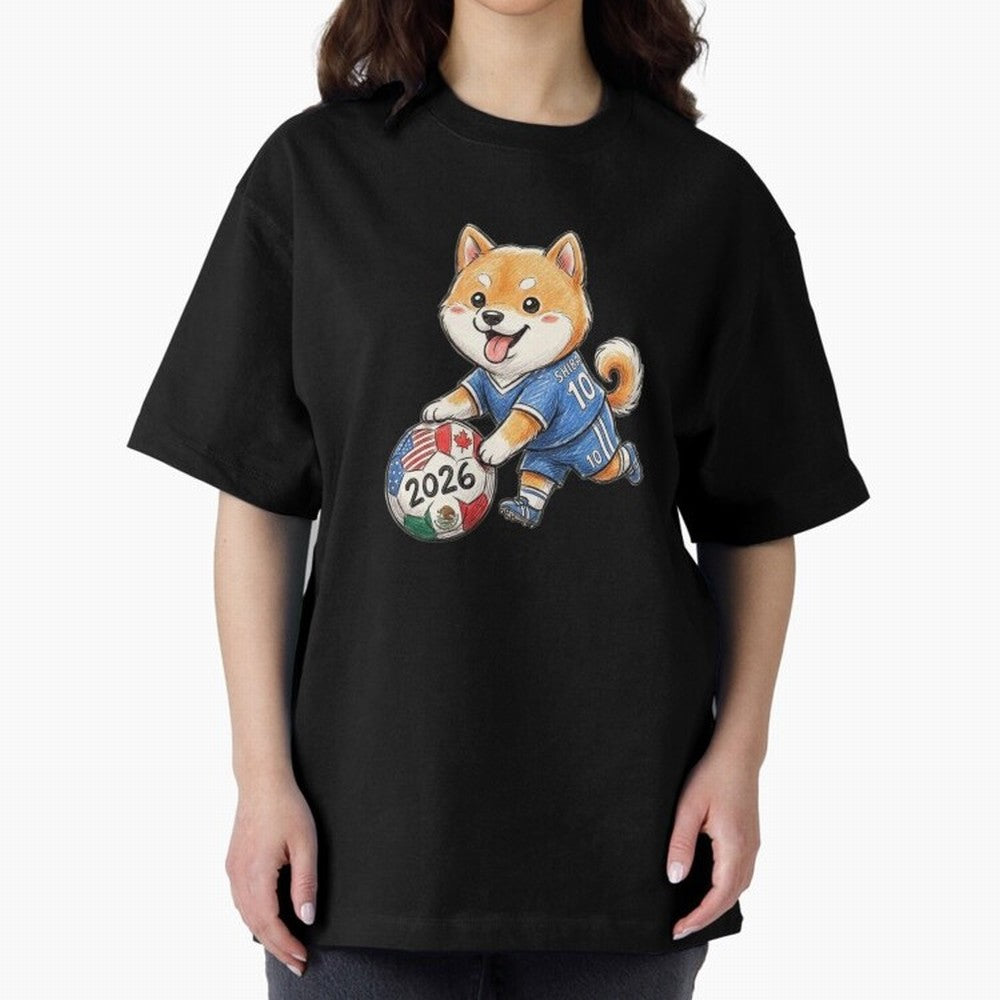 Cute Shiba Inu Soccer Star #10 - World Cup 2026 Edition Classic T-Shirt Bring Home the FIFA World Cup 2026 Group Stage Journey through Haaland Highlights, England Pride, Retro Football Energy, Iconic Rivalries, Trophy Chase Drama and Stadium