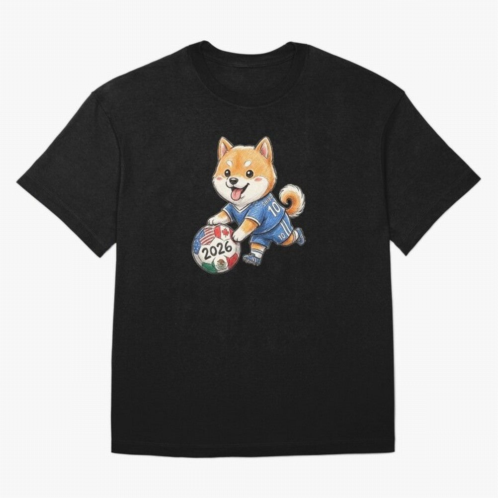 Cute Shiba Inu Soccer Star #10 - World Cup 2026 Edition Classic T-Shirt Bring Home the FIFA World Cup 2026 Group Stage Journey through Haaland Highlights, England Pride, Retro Football Energy, Iconic Rivalries, Trophy Chase Drama and Stadium