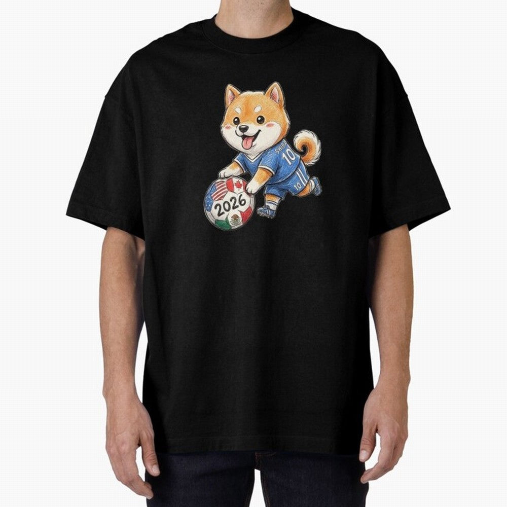Cute Shiba Inu Soccer Star #10 - World Cup 2026 Edition Classic T-Shirt Bring Home the FIFA World Cup 2026 Group Stage Journey through Haaland Highlights, England Pride, Retro Football Energy, Iconic Rivalries, Trophy Chase Drama and Stadium
