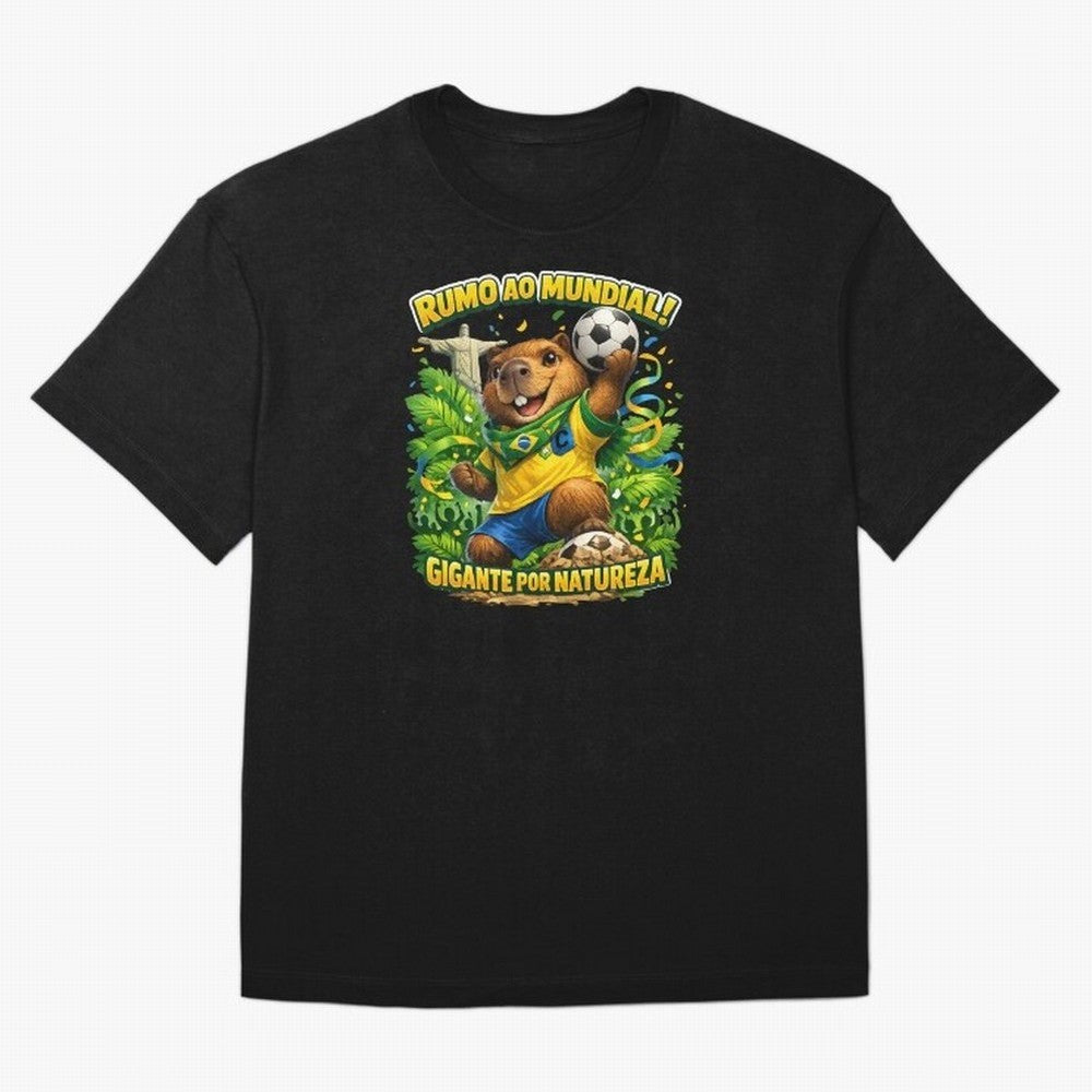 Brazil World Cup 2026 Capybara Fan Shirt Classic T-Shirt Step into Global Football Passion for FIFA World Cup 2026 USA Canada Mexico, Capturing Messi and Cristiano Ronaldo, France, Classic Soccer Heritage, Championship Pressure, Fan Loyalty and