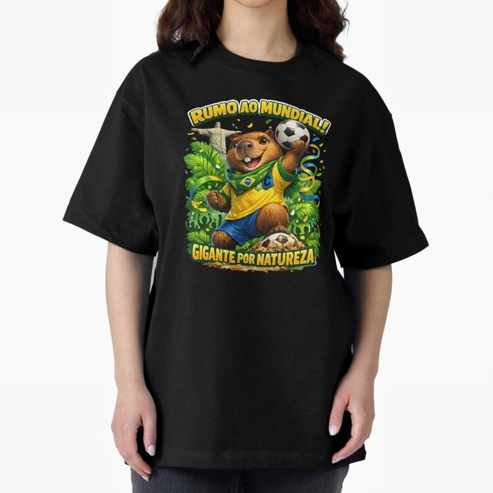 Brazil World Cup 2026 Capybara Fan Shirt Classic T-Shirt Step into Global Football Passion for FIFA World Cup 2026 USA Canada Mexico, Capturing Messi and Cristiano Ronaldo, France, Classic Soccer Heritage, Championship Pressure, Fan Loyalty and