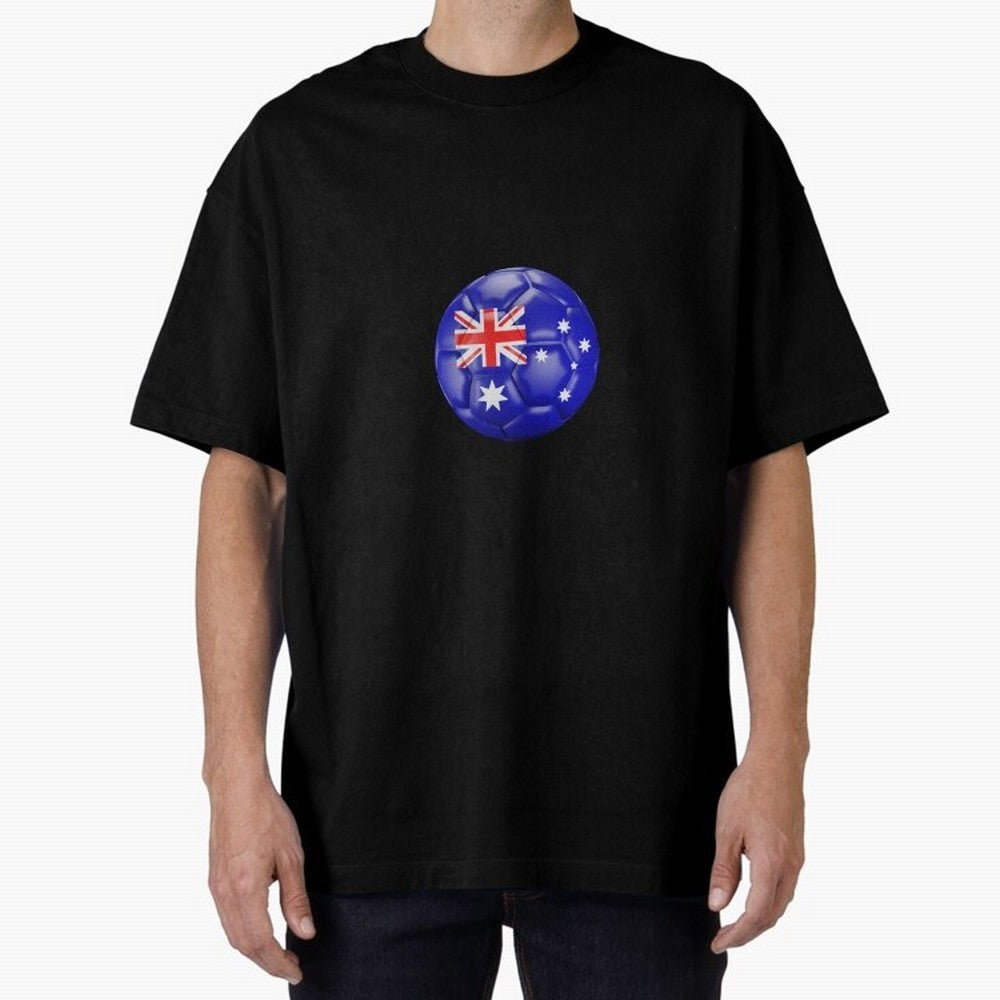 Australia Ball Classic T-Shirt Follow Every Goal of the FIFA World Cup 2026 Journey through Messi and Cristiano Ronaldo Highlights, England and Germany Pride, Champion Mindset, Group Stage Buzz, Knockout Tension and Passionate Fan Culture; Ideal