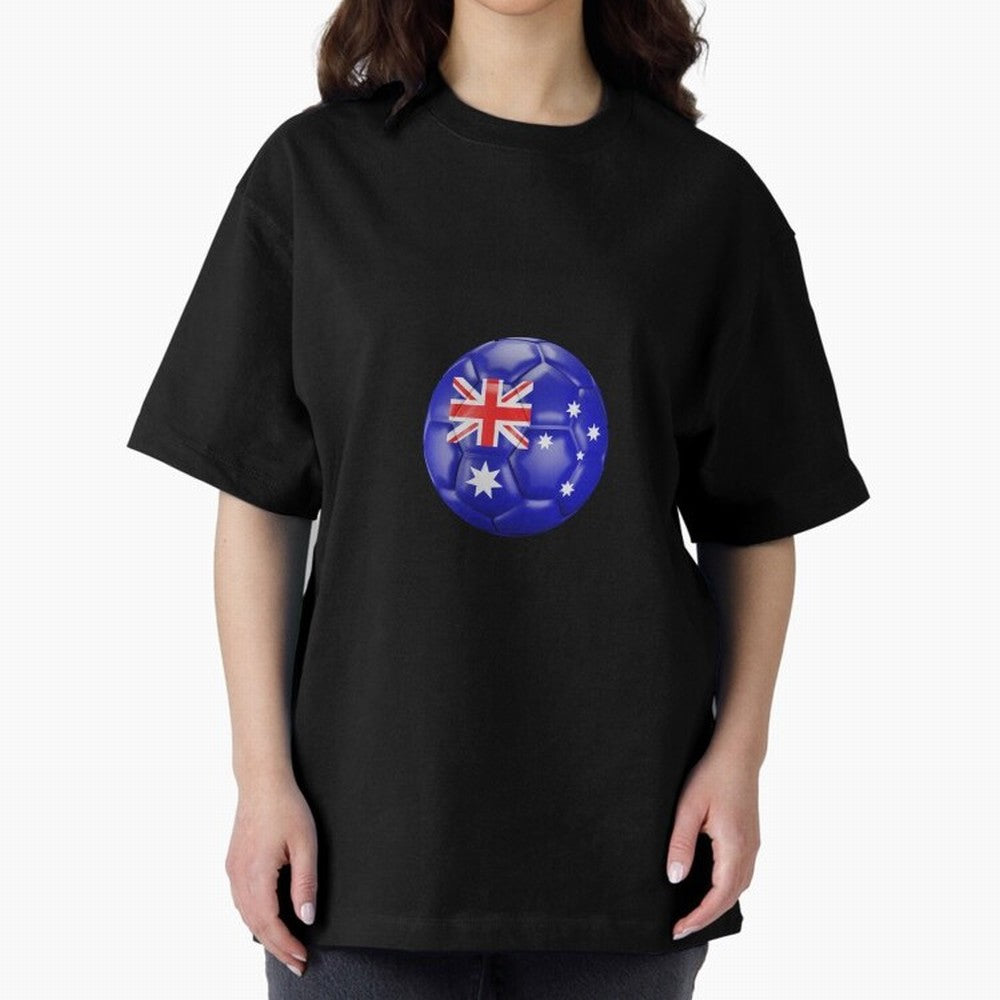 Australia Ball Classic T-Shirt Follow Every Goal of the FIFA World Cup 2026 Journey through Messi and Cristiano Ronaldo Highlights, England and Germany Pride, Champion Mindset, Group Stage Buzz, Knockout Tension and Passionate Fan Culture; Ideal