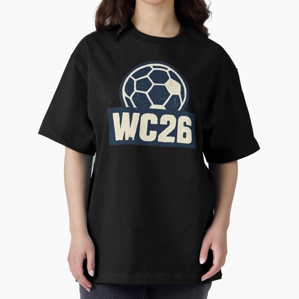 WC26 Retro Soccer Ball Vintage Football Fan Design Classic T-Shirt Make the Season About Global Football Passion for FIFA World Cup 2026 USA Canada Mexico, Featuring Messi, Argentina and Brazil, Football History, Final Match Energy, Crowd Noise and