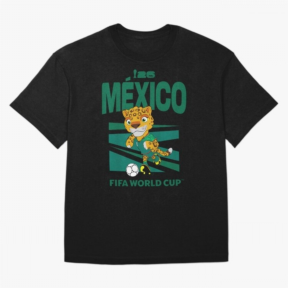 Kids World Cup26 Mexico Mascot Ball Classic T-Shirt Bring Champion Energy into the FIFA World Cup 2026 Journey through Messi, Neymar and Mbappe Highlights, Brazil, Portugal and Argentina Pride, Football Passion, Legendary Performances, Festival