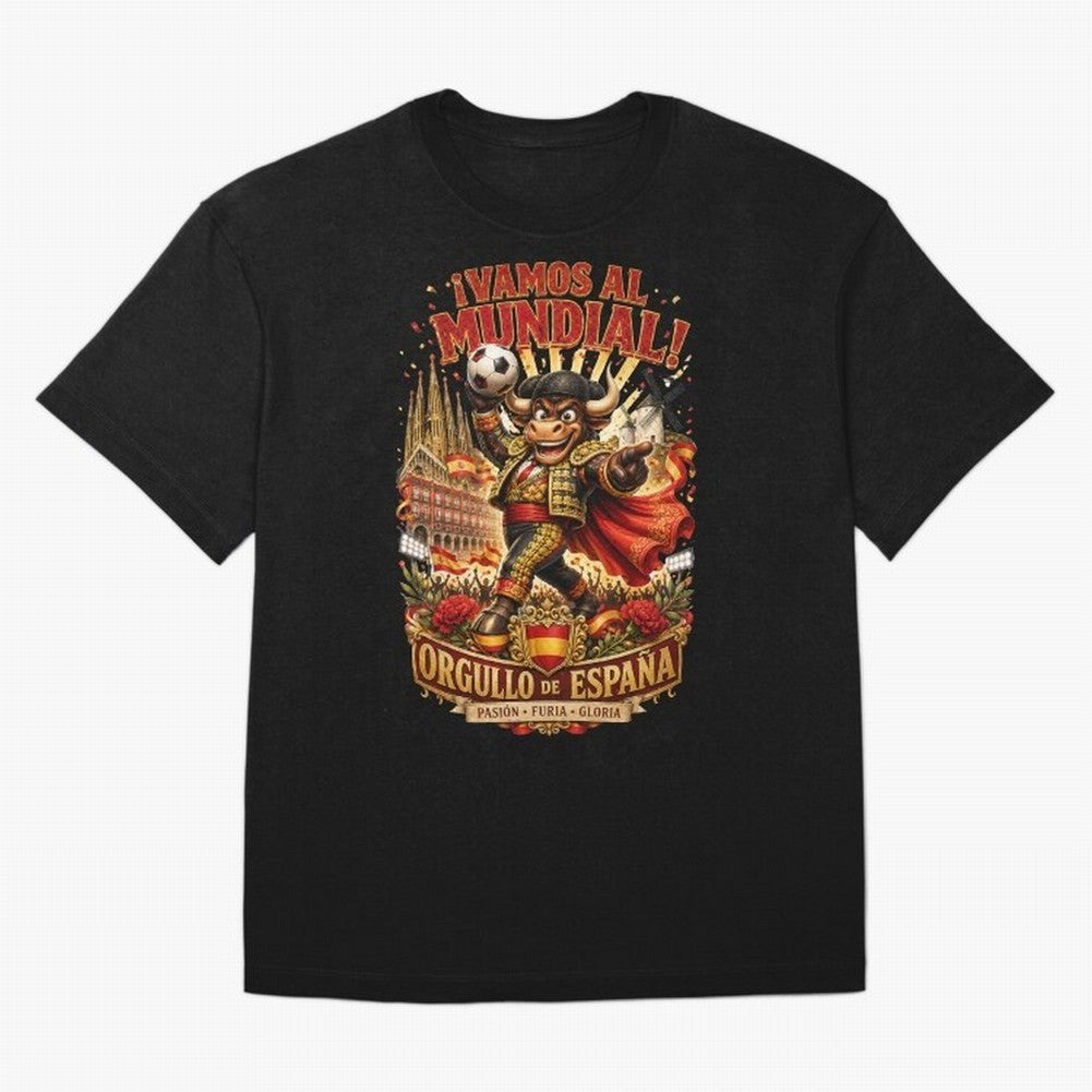 Spain World Cup 2026 Bull Fan Art Classic T-Shirt Feel the Heartbeat of the FIFA World Cup 2026 Group Stage Journey through Neymar, Haaland and Cristiano Ronaldo Highlights, Portugal Pride, Supporter Pride, Iconic Celebrations, Legendary Names and