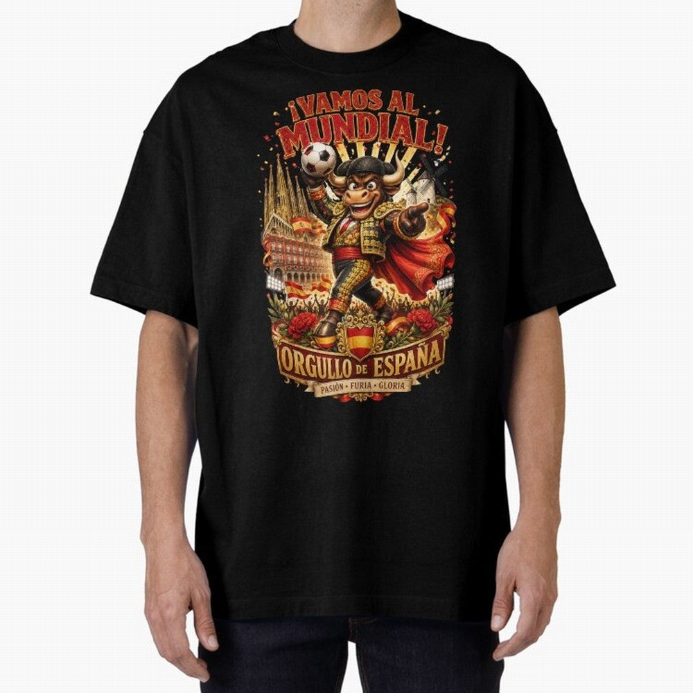 Spain World Cup 2026 Bull Fan Art Classic T-Shirt Feel the Heartbeat of the FIFA World Cup 2026 Group Stage Journey through Neymar, Haaland and Cristiano Ronaldo Highlights, Portugal Pride, Supporter Pride, Iconic Celebrations, Legendary Names and