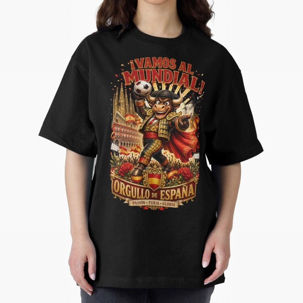 Spain World Cup 2026 Bull Fan Art Classic T-Shirt Feel the Heartbeat of the FIFA World Cup 2026 Group Stage Journey through Neymar, Haaland and Cristiano Ronaldo Highlights, Portugal Pride, Supporter Pride, Iconic Celebrations, Legendary Names and