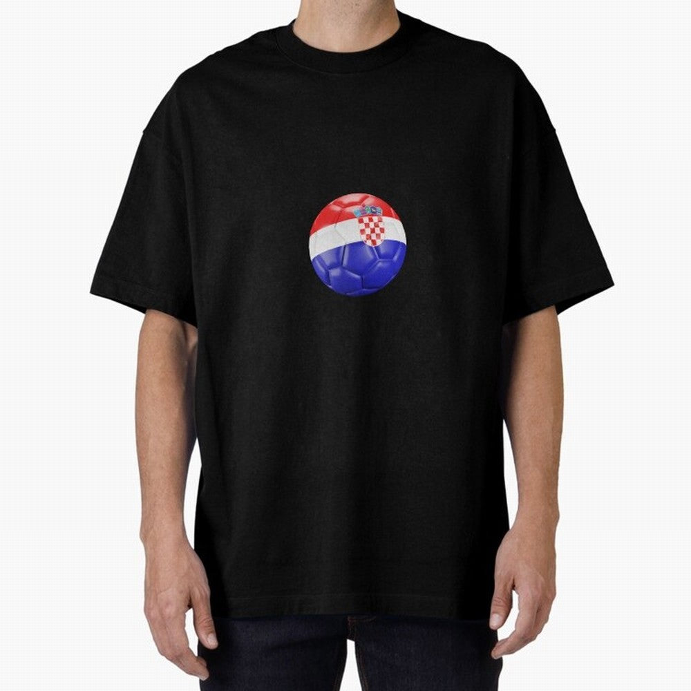 Croatia Ball Classic T-Shirt Honor the Football Icons of Global Football Passion for FIFA World Cup 2026 USA Canada Mexico, Capturing Mbappe, Brazil, Portugal and Argentina, Sports Nostalgia, International Competition, Famous Players and