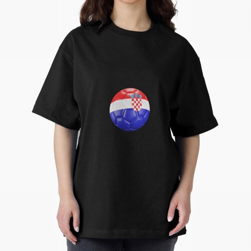 Croatia Ball Classic T-Shirt Honor the Football Icons of Global Football Passion for FIFA World Cup 2026 USA Canada Mexico, Capturing Mbappe, Brazil, Portugal and Argentina, Sports Nostalgia, International Competition, Famous Players and