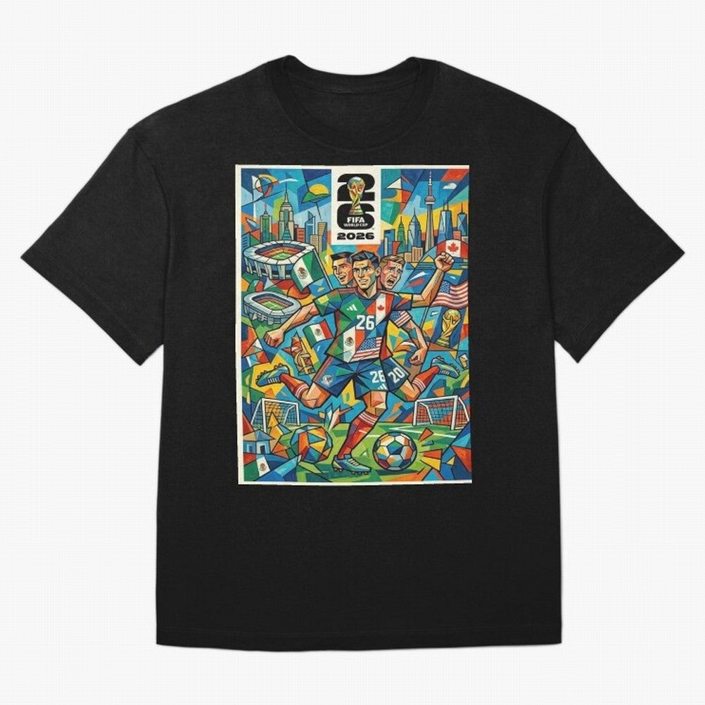 Go World Classic T-Shirt Elevate FIFA World Cup 2026 for Fans of Haaland and France, Bringing Vintage Soccer Flavor, Modern Football Stars, National Flags and Final Night Emotion; Ideal for Fans Who Follow Messi, Cristiano Ronaldo, CR7, Mbappe,