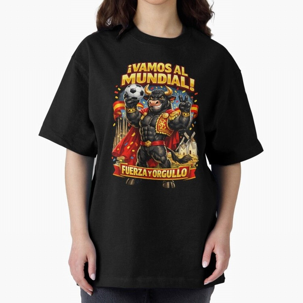 Spain World Cup 2026 Bull Fan Shirt Classic T-Shirt Celebrate Supporters United by Global Football Passion for FIFA World Cup 2026 USA Canada Mexico, Celebrating Cristiano Ronaldo, Haaland and CR7, England and Germany, Tournament Hype, Historic