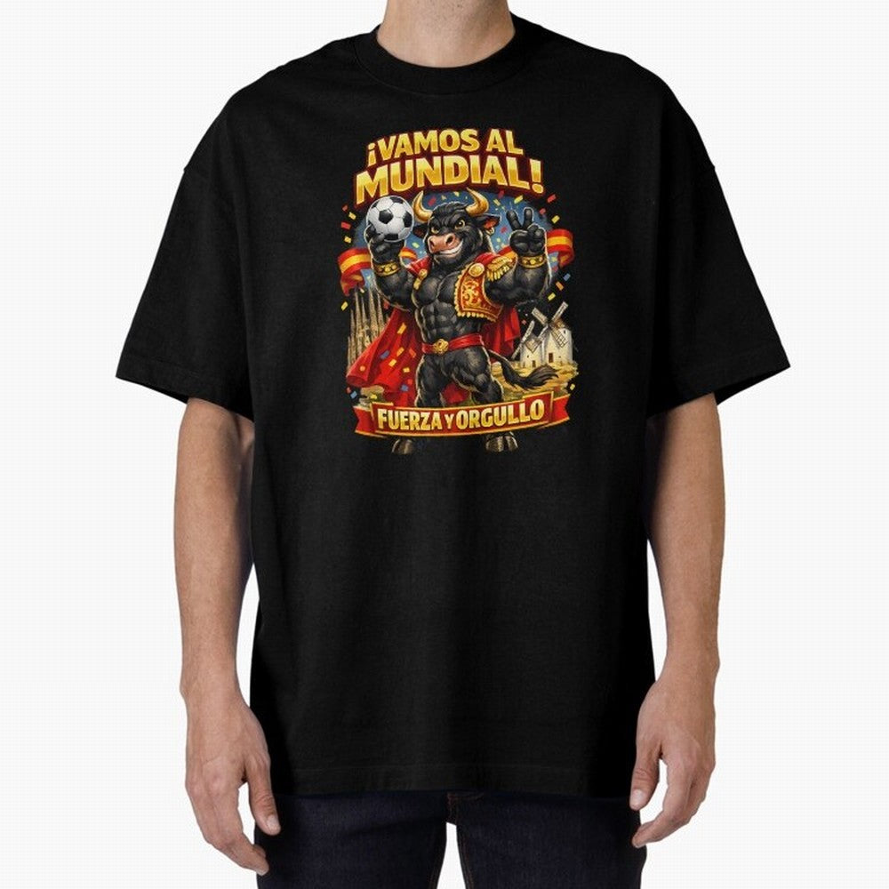 Spain World Cup 2026 Bull Fan Shirt Classic T-Shirt Celebrate Supporters United by Global Football Passion for FIFA World Cup 2026 USA Canada Mexico, Celebrating Cristiano Ronaldo, Haaland and CR7, England and Germany, Tournament Hype, Historic