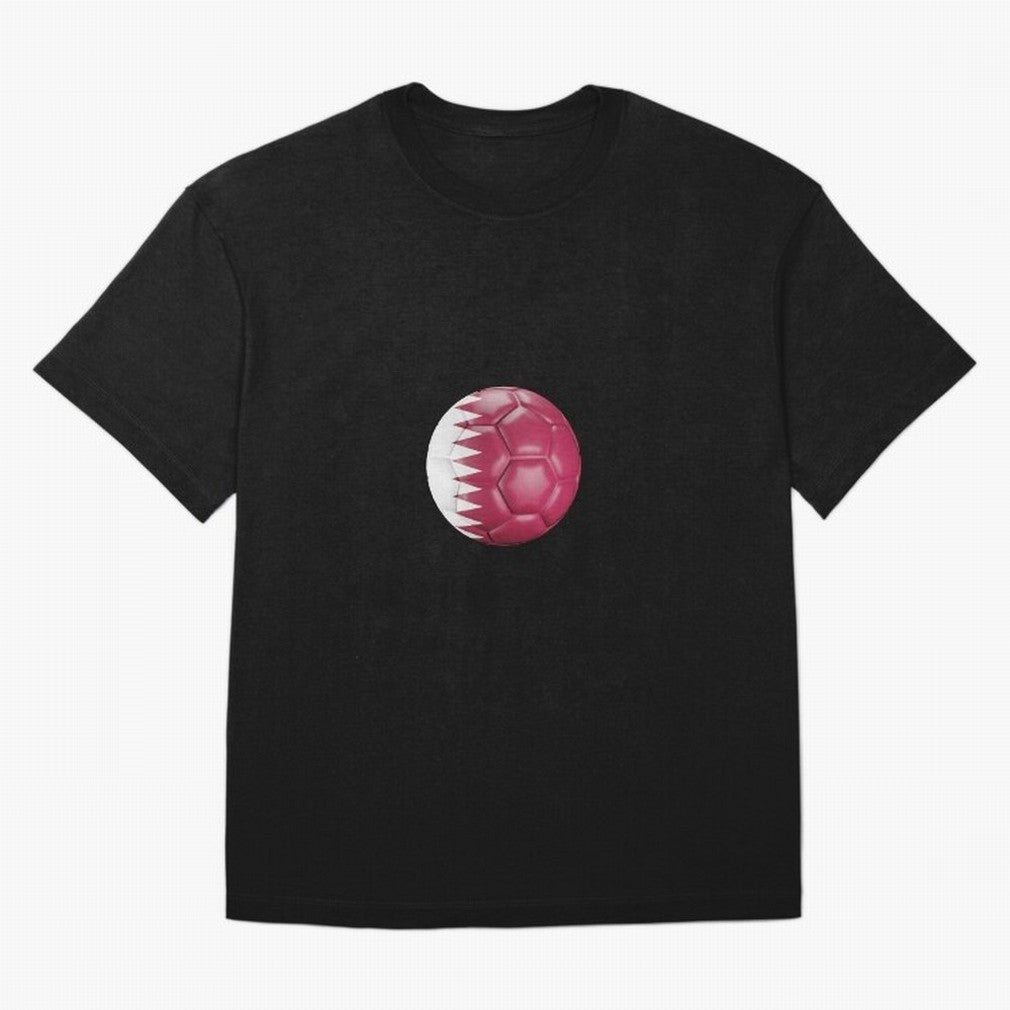 Qatar Classic T-Shirt Show Your Stadium Side during Match Day Hype around FIFA World Cup 2026 USA Canada Mexico, Haaland and Mbappe, France and Portugal, Classic Soccer Heritage, Championship Pressure, Fan Loyalty and International Pride; Ideal for