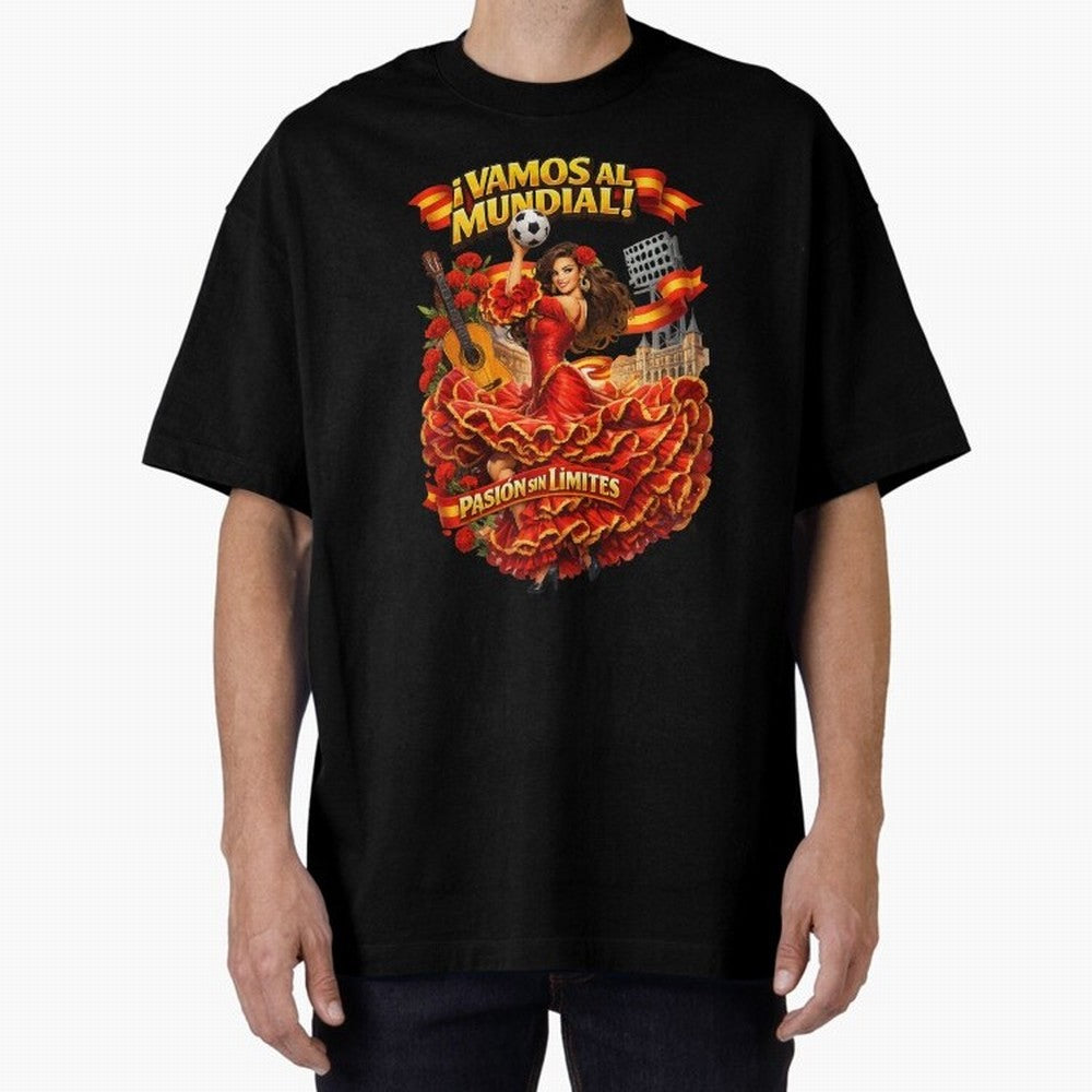 Spanish Flamenco Football Fan Shirt ¨C Unique World Cup 2026 Supporter Design Classic T-Shirt Honor the Football Icons of Match Day Hype around FIFA World Cup 2026 USA Canada Mexico, Messi and Cristiano Ronaldo, Argentina, Classic Soccer Heritage,