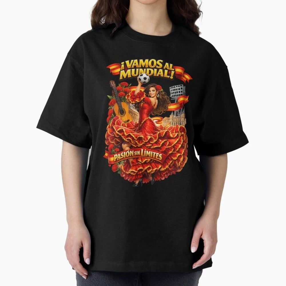 Spanish Flamenco Football Fan Shirt ¨C Unique World Cup 2026 Supporter Design Classic T-Shirt Honor the Football Icons of Match Day Hype around FIFA World Cup 2026 USA Canada Mexico, Messi and Cristiano Ronaldo, Argentina, Classic Soccer Heritage,