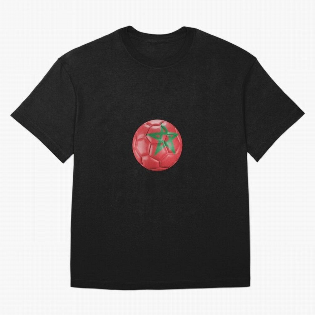 Morocco Ball Classic T-Shirt Celebrate the Stars of the FIFA World Cup 2026 USA Canada Mexico Journey through Mbappe and Neymar Highlights, Spain and Netherlands Pride, Classic Soccer Heritage, Championship Pressure, Fan Loyalty and International