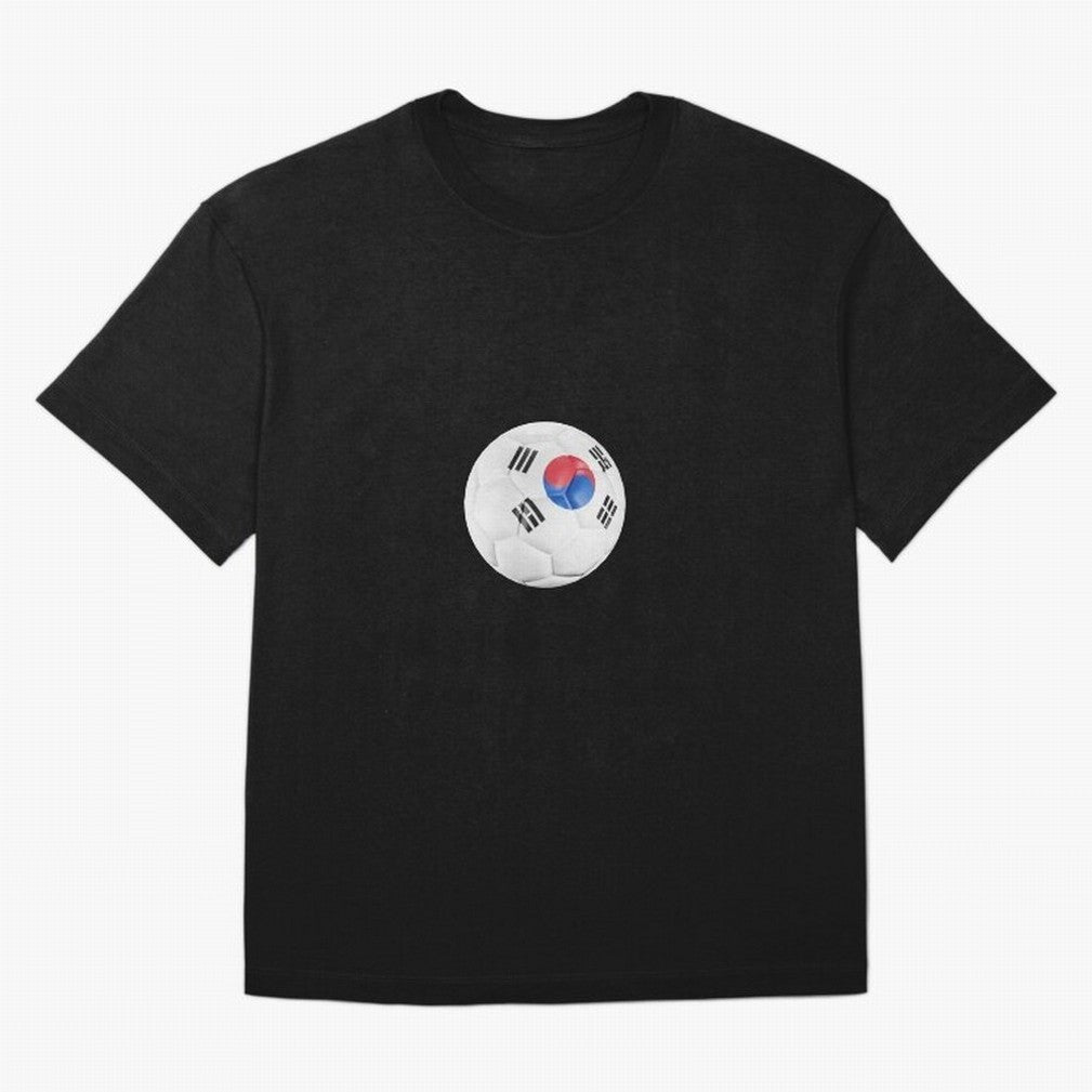 South Korea Ball Classic T-Shirt Capture Stadium Memories from FIFA World Cup 2026 Inspired by CR7 and Messi, Argentina and Brazil Energy, Championship Spirit, Famous Goals, Roaring Crowds and International Football Unity; Perfect for People Who