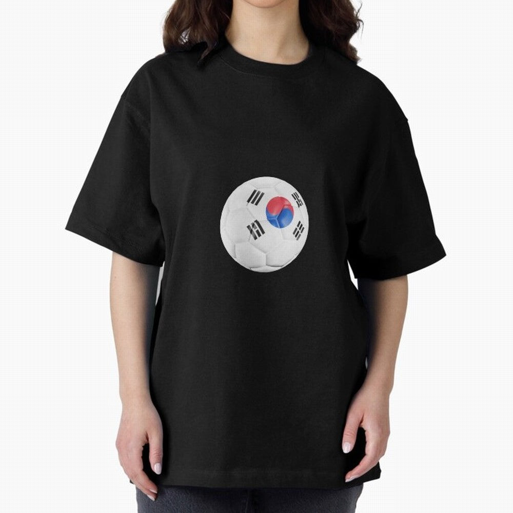 South Korea Ball Classic T-Shirt Capture Stadium Memories from FIFA World Cup 2026 Inspired by CR7 and Messi, Argentina and Brazil Energy, Championship Spirit, Famous Goals, Roaring Crowds and International Football Unity; Perfect for People Who