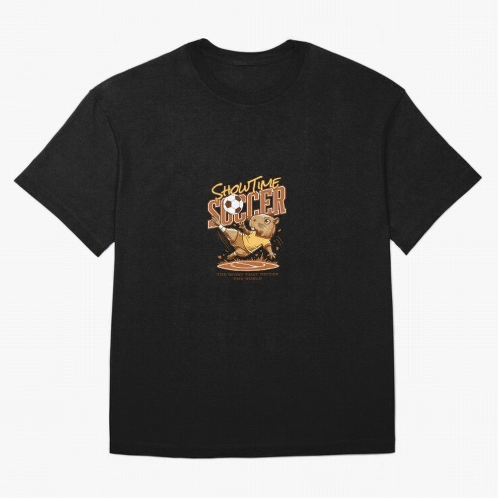 Capybara Playing Soccer Football Vibes Classic T-Shirt Support the Legends of FIFA World Cup 2026 USA Canada Mexico Inspired by Messi, Neymar and Mbappe, Argentina, France and Brazil Energy, Football History, Final Match Energy, Crowd Noise and
