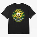 Vibrant and Elegant Brazil Soccer Emblem Classic T-Shirt Showcase FIFA World Cup 2026 Inspired by Messi, Argentina Energy, Worldwide Fan Energy, Dramatic Goals, Stadium Lights and Championship Celebrations; Perfect for Supporters Who Want Bold