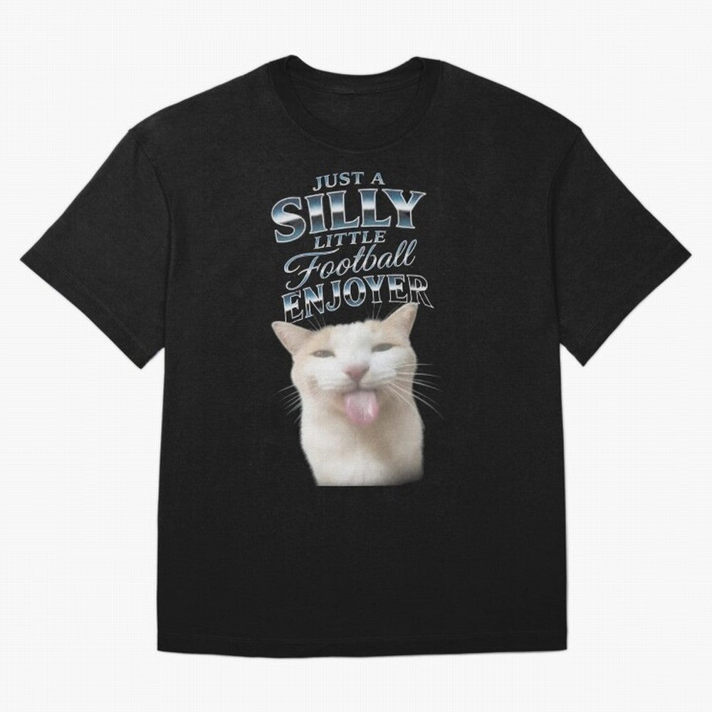 Just A Silly Football Enjoyer World Cup 2026 USA Meme Soccer Classic T-Shirt Relive the Noise and Pride of FIFA World Cup 2026 USA Canada Mexico Capturing Messi, Neymar and Mbappe, Portugal, Spain and Germany Energy, Match Day Excitement, Supporter