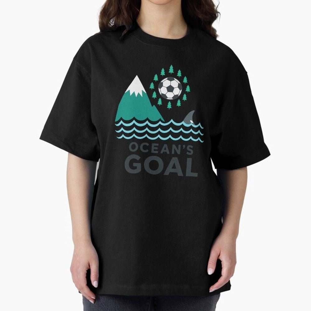 Ocean's Goal Classic T-Shirt Join the Global Buzz around FIFA World Cup 2026 Group Stage Made for Messi and Cristiano Ronaldo, Brazil Energy, Stadium Chants, National Pride, Trophy Dreams and Unforgettable Football Memories; Made for Die Hard