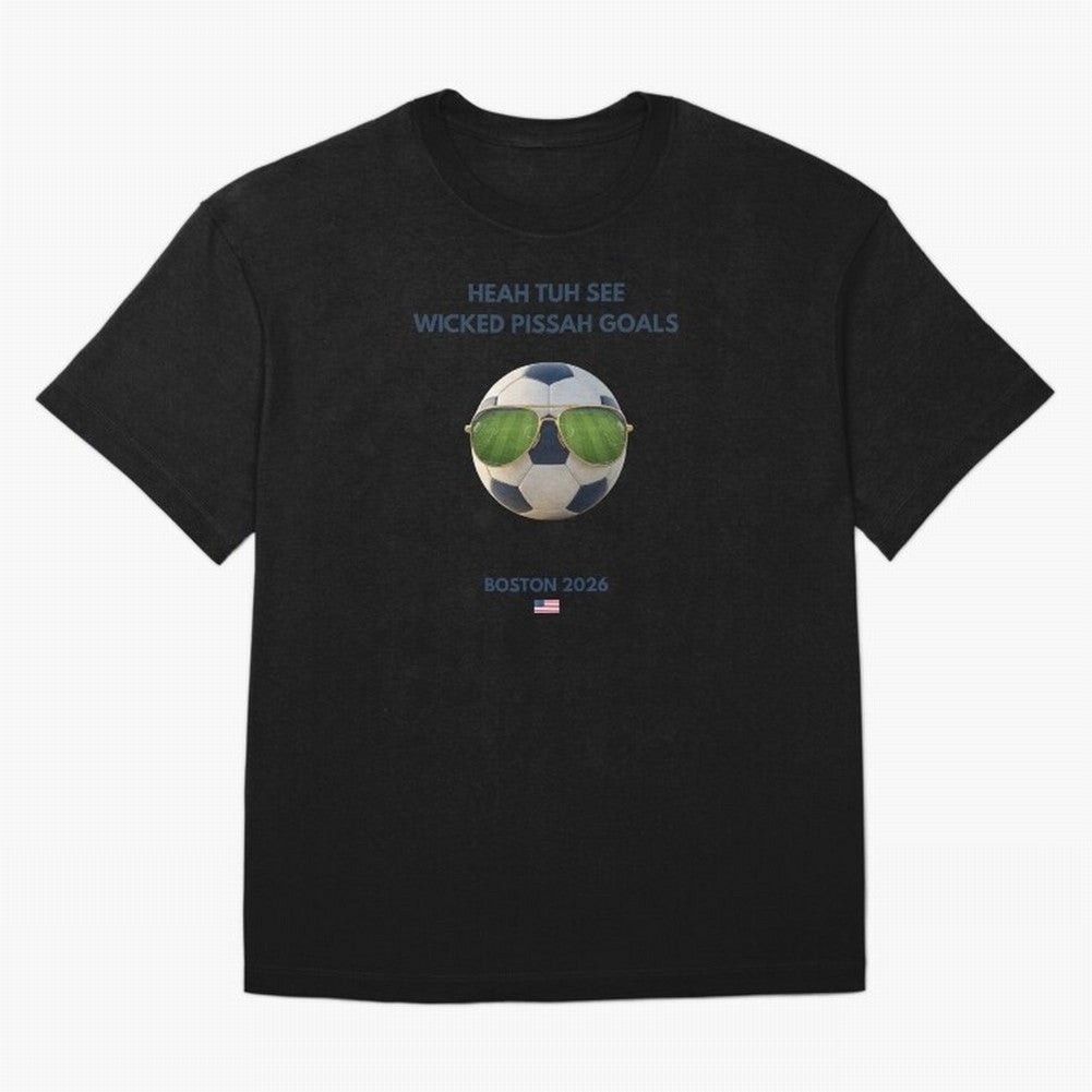 WC26 Hosting City: Boston | Fun and Smart Soccer Fan Gear Classic T-Shirt Wear the Spirit of Global Football Passion for FIFA World Cup 2026 USA Canada Mexico, Filled with Messi, CR7 and Mbappe, England and Germany, Tournament Hype, Historic