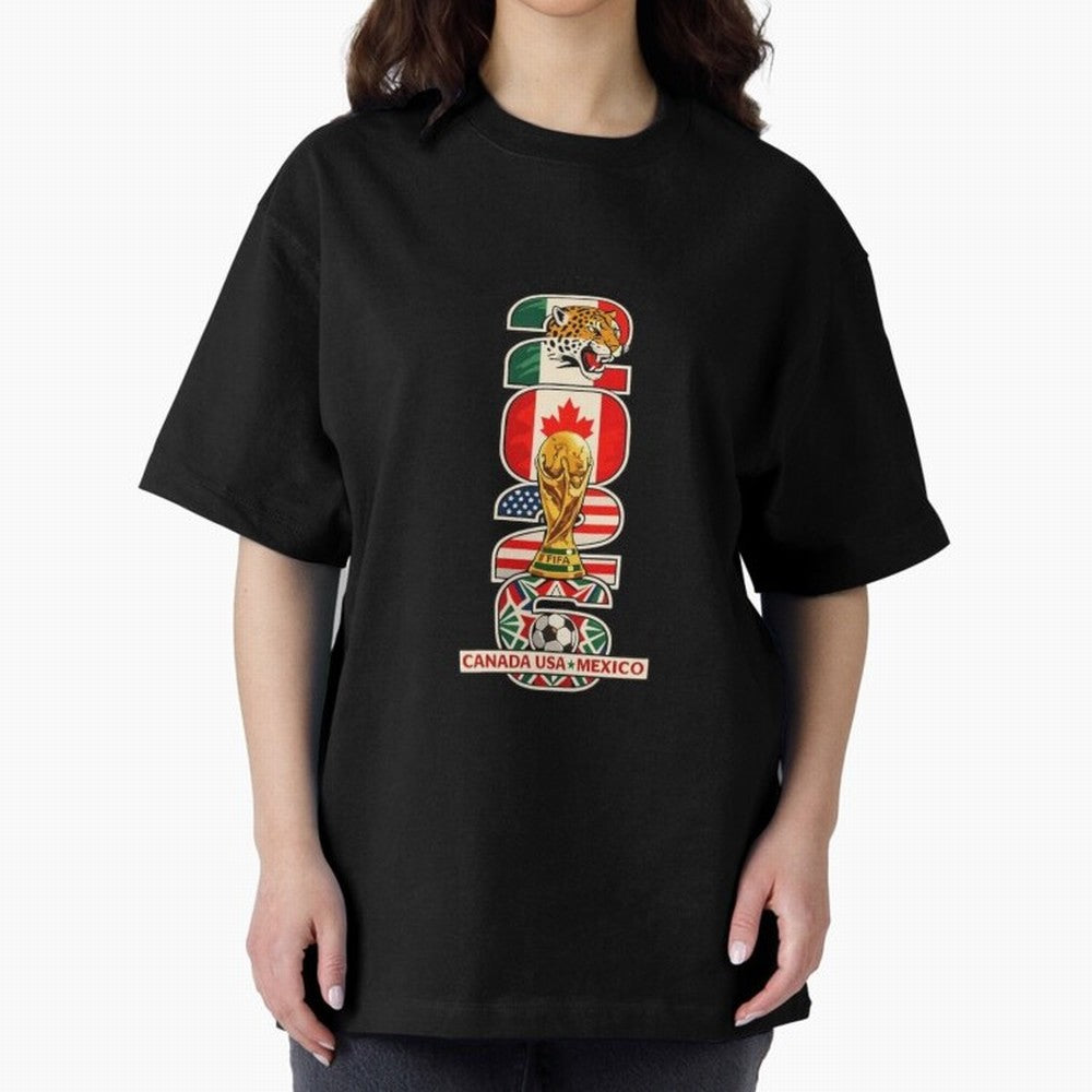 Vertical Host Nations Landmark Art Classic T-Shirt Show Your Stadium Side during Match Day Hype around FIFA World Cup 2026, Messi and Cristiano Ronaldo, Argentina, Football History, Final Match Energy, Crowd Noise and Once in a Lifetime Moments;