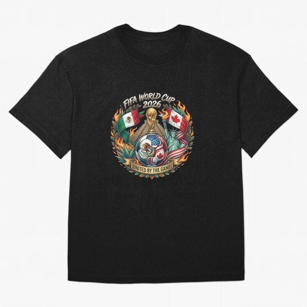 United By The Game 2026 Art Classic T-Shirt Represent the FIFA World Cup 2026 Group Stage Journey through Messi, CR7 and Mbappe Highlights, Germany Pride, Fan Favorite Moments, National Team Passion, Big Match Drama and Soccer History; Great for