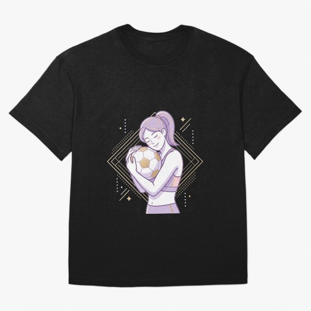 Emotional Soccer Girl Love for Football Classic T-Shirt Celebrate the Road through Match Day Hype around FIFA World Cup 2026 Group Stage, Messi, Neymar and Mbappe, Spain, Classic Soccer Heritage, Championship Pressure, Fan Loyalty and International