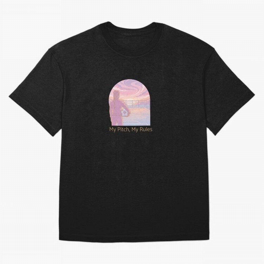 My Pitch My Rules Female Soccer Empowerment Classic T-Shirt Enjoy Global Football Passion for FIFA World Cup 2026 USA Canada Mexico, Highlighting Cristiano Ronaldo, Netherlands, Stadium Chants, National Pride, Trophy Dreams and Unforgettable