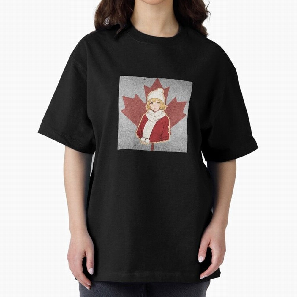 Canada Anime Football Fan Girl World Cup Edition Classic T-Shirt Represent Fans Who Live for FIFA World Cup 2026 Celebrating Haaland, France Energy, Stadium Memories, Football Loyalty, International Chants and Championship Tradition; Great for