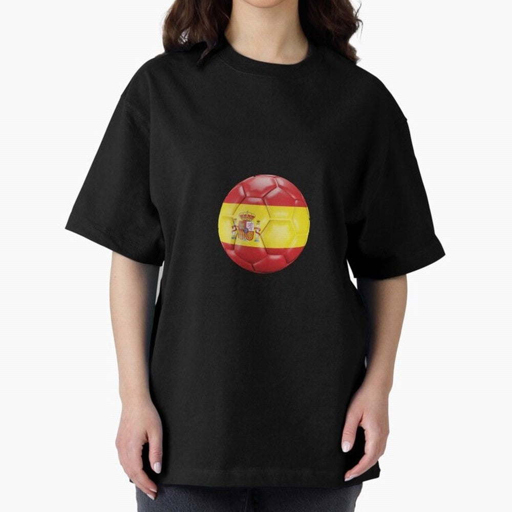 Spain Football Classic T-Shirt Cheer through Every Moment of Global Football Passion for FIFA World Cup 2026 USA Canada Mexico, Connected to Cristiano Ronaldo, England, France and Netherlands, Vintage Soccer Flavor, Modern Football Stars, National